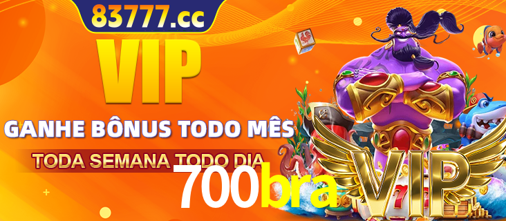Banner promocional do 700bra oferecendo 100% de recompensas adicionais contínuas para quem fizer o login diário (Daily sign-in), com um mascote de coelho.